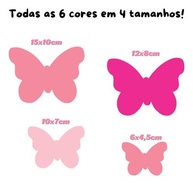 Adesivo de Parede Infantil com 42 Borboletas em Tons de Rosa - Decore o Quarto da sua Menina com Magia! - imagem 3