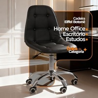 Cadeira Giratória Office Eiffel Botonê Ajustável - Conforto e Estilo para seu Ambiente de Trabalho - imagem 5