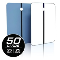 LAUCO Cartões de Pulverização de Metal para Teste de Cores Automotivas - Branco e Cinza Médio, 10x15cm, Pacote com 50 - imagem 3