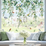 Adesivo de Janela Eucalipto Wondev - Decore com Estilo e Proteja Pássaros - imagem 2