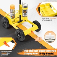 CAROD Máquina de Marcação de Linhas com Tinta Spray - Largura Ajustável 5 a 10cm - imagem 4