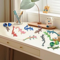 Conjunto de 12 Dragões de Cristal com Ovos Surpresa - Coleção Exclusiva em 3D com Glitter - imagem 3