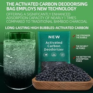 Pacote com 6 Absorvedores de Odor de Carvão Ativado - Desodorizante Natural para Casa, Carro, Geladeira e Pet - imagem 3