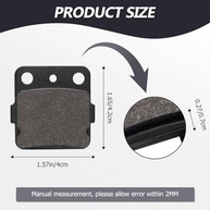 Pastilhas de Freio Dianteiras Cyleto KEVLAR para Honda TRX 420/400 - Frenagem Potente e Durável - imagem 4