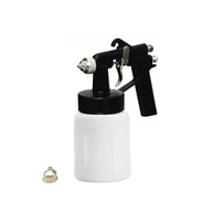 Pistola de pintura de Ar Direto c/caneco 650 ml Pulverizadora de tinta esmalte, sintetica, latex, automotiva, Parede 2 bicos 30 40 PSI - imagem 1