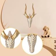 Cabeça de Antílope em Resina - Decoração de Parede Moderna e Elegante - imagem 5