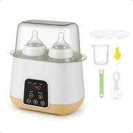 Aquecedor e Esterilizador de Mamadeiras Digital com Display LED - 2 Garrafas, Controle de Temperatura e Design Moderno - imagem 2