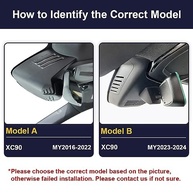 Fitcamx Câmera de Painel 2K Frontal + 1080p Traseira para Volvo XC90 2023-2026 (B5, B6, T8) - Estilo OEM, Wi-Fi Integrado - imagem 3