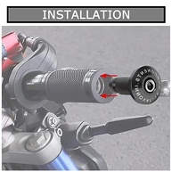 Plugues de Guidão PSLER para Motos: Anti Vibração e Proteção em Alumínio - imagem 4