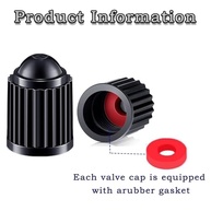 2000 peças de tampas de haste de válvula de pneu Z-oneMart plástico preto tampas de válvula de pneu para pneus de carro capas de haste resistentes universais para carro capa de haste à prova de - imagem 3