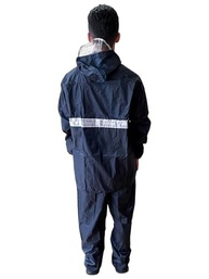 Kit Capa De Chuva Motoqueiro Conjunto Impermeável Reforçado Jaqueta Com Capuz Calça Resistente Proteção Completa Leve Compacto - imagem 5