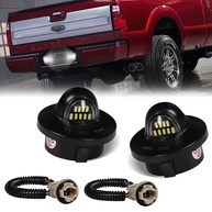 Luz de Placa LED para Ford F150 F250 F350 F450 F550 Superduty Bronco Ranger Expedition Explorer - Kit Completo com Chicote - imagem 1