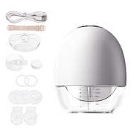 HUIOP Bomba de Mama Portátil Elétrica Mãos Livres com LED – 4 Modos, 9 Níveis de Sucção, Bateria Embutida - imagem 1
