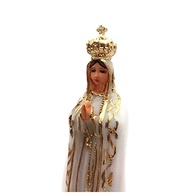 Imagem Nossa Senhora de Fátima - Escultura em Resina 15 cm com Pintura Manual - imagem 4