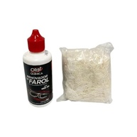 Orbi Renovador de Farol 50ml + Lã de Polimento - Kit Profissional para Remover Amarelado e Opacidade - imagem 2