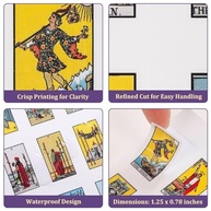 Mini Adesivos de Tarô Rider Waite - 1260 PCS para Journaling e Decoração - imagem 5