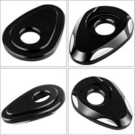 Espaçadores de Alumínio CNC para Piscas de Moto - Personalize seu Estilo (Preto) - imagem 5