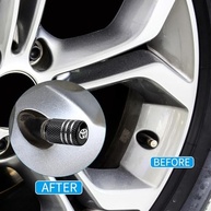 Tampas de Válvula de Pneu Premium para Toyota: Proteção e Estilo em Liga de Alumínio (4 Unidades Pretas) - imagem 5