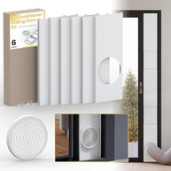 Kit de Vedação para Ar Condicionado Portátil com 6 Painéis Ajustáveis - Sistema Completo para Janelas e Portas Deslizantes - imagem 2