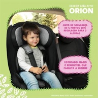 Cadeira de Carro Infantil Fisher Price Orion 0-36kg Preto: Segurança e Conforto do Nascimento aos 12 Anos - imagem 5