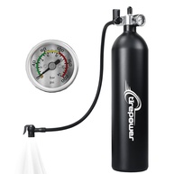 Inflador de Pneu de Bicicleta Tubeless com Medidor - Booster 1.3L Rápido e Eficiente - imagem 1