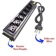 Filtro de Linha Elite: Régua Extensão Elétrica Bivolt com 6 Tomadas 10A para Segurança Total - imagem 5