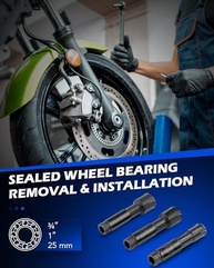 Kit Extrator e Instalador de Rolamento de Roda para Harley-Davidson 2000-2020 | Ferramenta Essencial 11 Peças - imagem 4