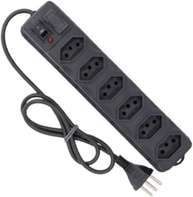 Régua Extensora Universal Bivolt com Filtro de Linha e Fusível de Segurança - 6 Tomadas - imagem 1