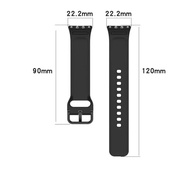 Pulseira Preta de Silicone Para Samsung Galaxy Fit3 - imagem 5