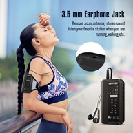 Rádio Portátil LEOTEC AM/FM: Som Estéreo de Bolso com Fones de Ouvido - Leve sua Música e Notícias para Qualquer Lugar! - imagem 5