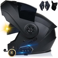 Capacete de Moto Modular Bluetooth com Intercomunicador Duplo - Segurança e Conectividade Total - imagem 1