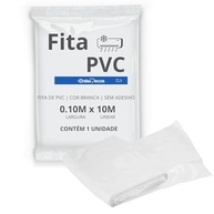 Fita de PVC Chiller 10 Metros x 0,10m Branca – Impermeabilização Premium para Instalações de Ar Condicionado Split - imagem 1