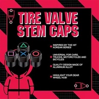 x xotic tech 4 peças de tampas de haste de válvula de pneu estilo jogo coreano, liga de alumínio anodizado, conjunto de tampas de válvula de roda à prova de vazamento, resistente à corrosão, universal - imagem 3