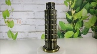 Torre de Pisa Miniatura Decorativa em Metal - Réplica Autêntica com Acabamento Bronze Antigo - imagem 3