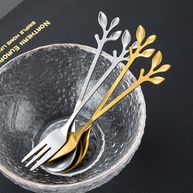 Conjunto de Utensílios de Mesa em Aço Inoxidável com Acabamento Premium - Colher Criativa para Café, Chá, Sobremesas e Frutas - imagem 5