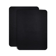 JDLUGH Fita adesiva de reparo de couro para sofá, 21 x 28 cm, 2 peças grande de couro autoadesivo, assento de carro, móveis de couro, kit de remendo de reparo de vinil (21 x 28 cm, preto 2.0) - imagem 1