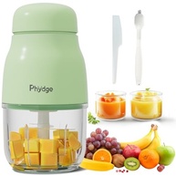 Processador de Alimentos para Bebês 300ml - Liquidificador Silencioso com 8 Lâminas de Aço Inox - imagem 2