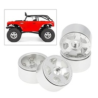 Rodas de Alumínio SCX24 1/24 Prata (4 Peças) - Upgrade de Performance Off-Road - imagem 4