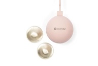 Silverette Porta-copos de amamentação Happy Nipples e estojo de transporte, rosa, Regular - imagem 2