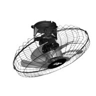 Ventilador de Teto Orbital 40cm 127V 360° Preto – Refresque seu Ambiente com Estilo e Tecnologia - imagem 1
