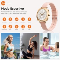 Smartwatch W91 Pro Max: Elegância AMOLED, IP68 e Notificações - Seu Aliado Fashion e Fitness (Pó de Ouro) - imagem 4