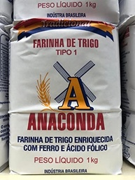 Farinha De Trigo Anaconda Tipo1 1kg - imagem 2