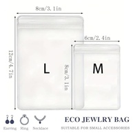 Organizador de Joias Transparente com Zíper - Bolsa PVC Antioxidante para Anéis, Brincos e Acessórios - imagem 3
