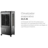 Climatizador de Ar Evaporativo Zellox ZLX-45 45L - Refresque seu Ambiente com Tecnologia Avançada - imagem 4