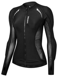 WOSAWE Jaqueta feminina de malha para motociclista, acolchoada com armadura, equipamento de proteção para bicicleta esportiva de verão - imagem 1