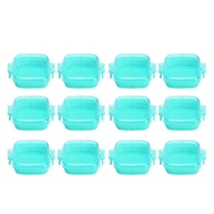 Caixa de Armazenamento de Doces 12 PCS - Plástico Alimentar Transparente com Tampa Hermeticamente Fechada - imagem 1
