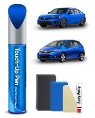 Kit de Tinta de Retoque Metálica Azul Celeste para Honda - Reparo Profissional de Arranhões - imagem 2
