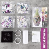 Quebra-Cabeça 3D Vaso de Flores - 160 Peças Curvas para Decoração e Arranjos - imagem 3