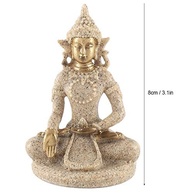 Estátua de Buda Sentado em Meditação – Artesanato em Arenito Premium para Decoração e Harmonia Espiritual - imagem 3