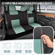 Conjunto Completo Capas de Assento BDK PolyPro Menta/Preto - Proteção e Estilo Universal - imagem 5